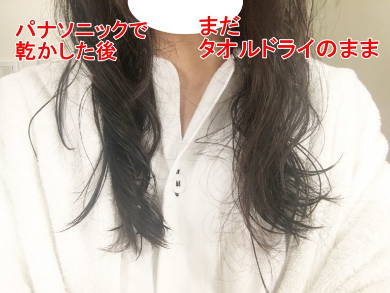 ヘアビューザーとパナソニックナノケアで実際に乾かし比べしてみました 人生百色