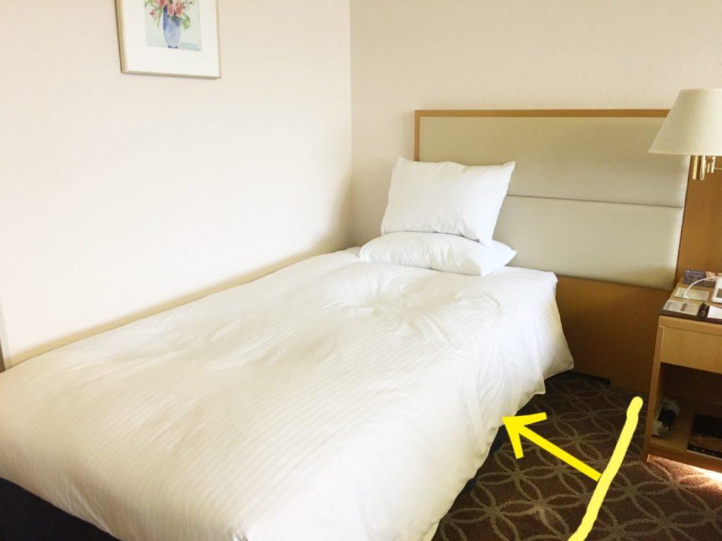 ホテルオークラ神戸　ベッド移動