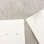 プラフックを貼った台紙