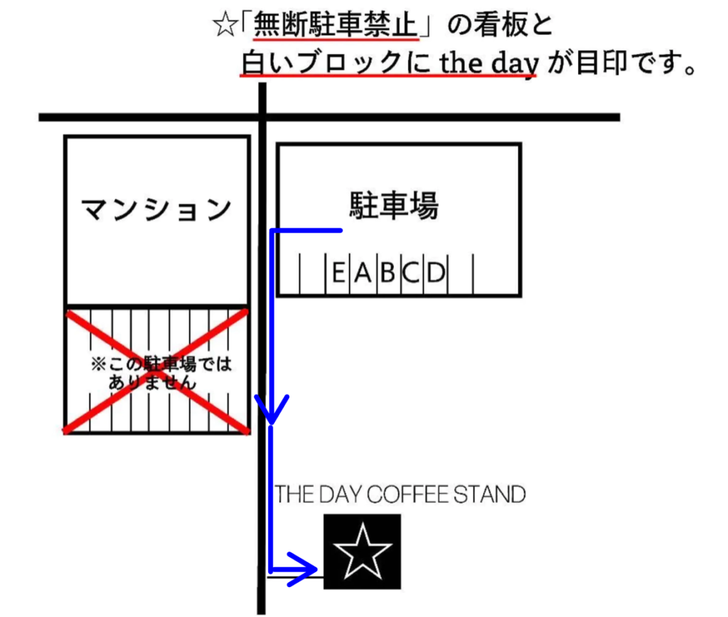 thedaycoffeestand 駐車場